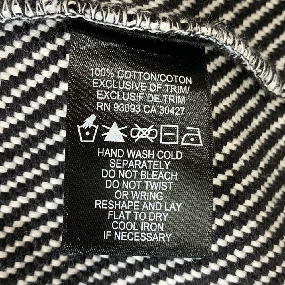 NIC+ZOE~Women’s‎ “Connect the Dots” Black/White Asymmetric Zip Jacket~M - Picture 12 of 13